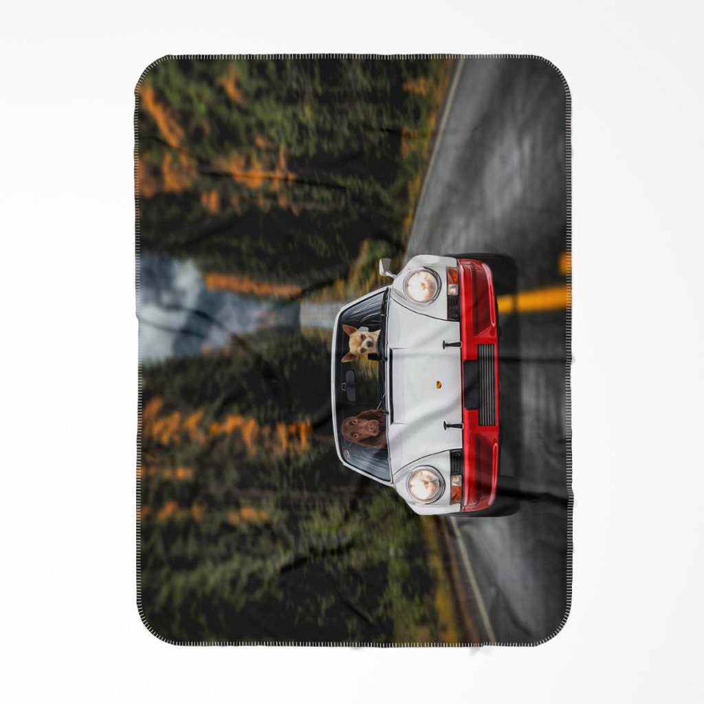 Pet Portraits | The Supercar: Custom Pet Blanket | Paw & Glory