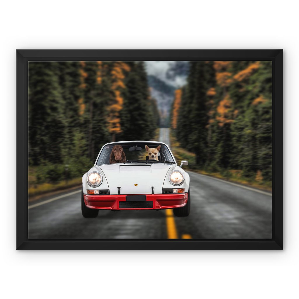 Pet Portraits | The Supercar: Custom Pet Canvas | Paw & Glory