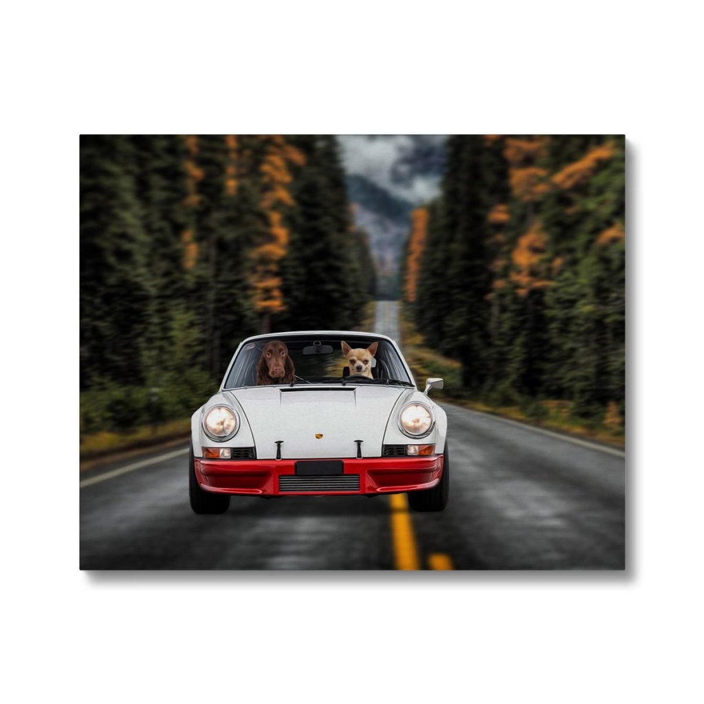 Pet Portraits | The Supercar: Custom Pet Canvas | Paw & Glory
