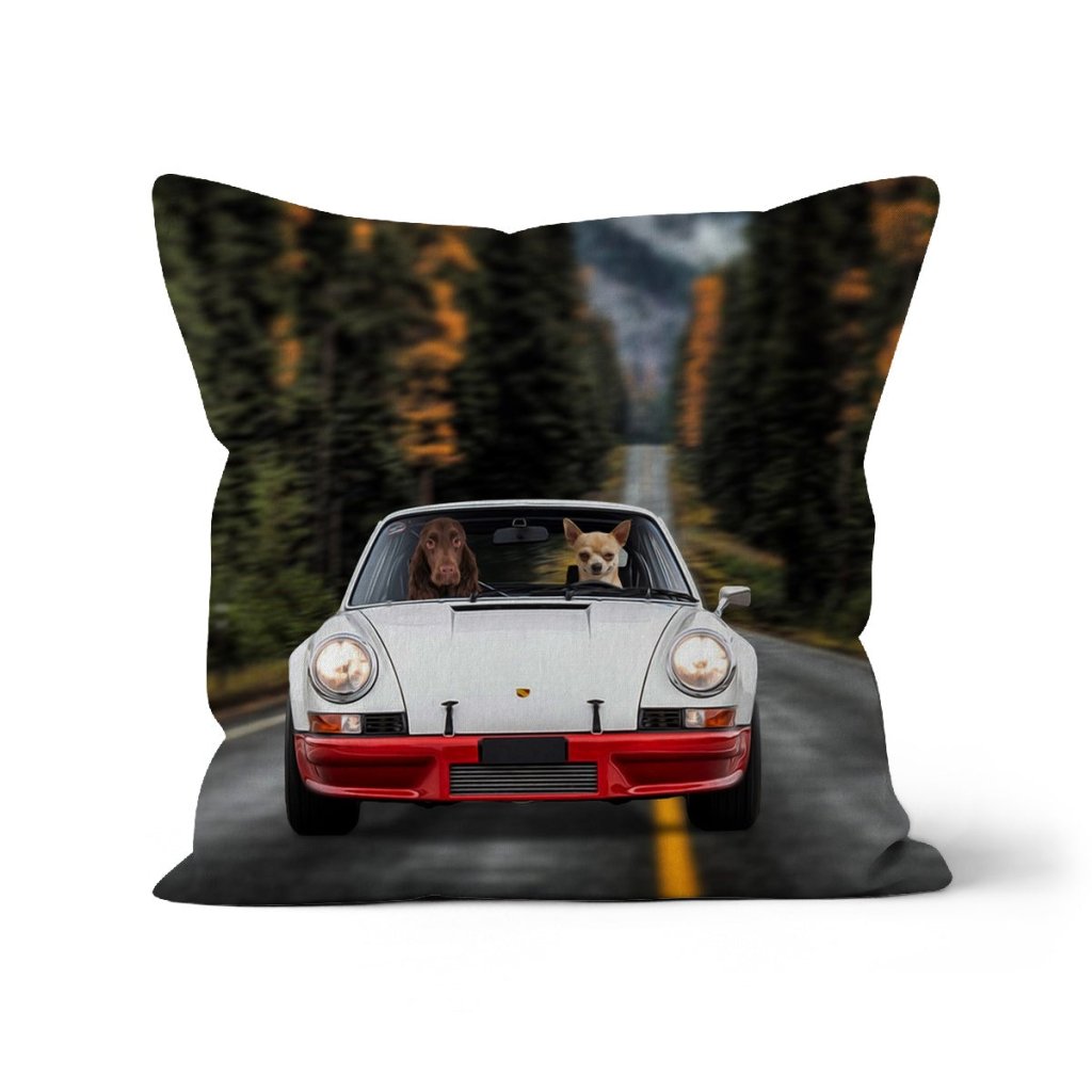 Pet Portraits | The Supercar: Custom Pet Pillow | Paw & Glory