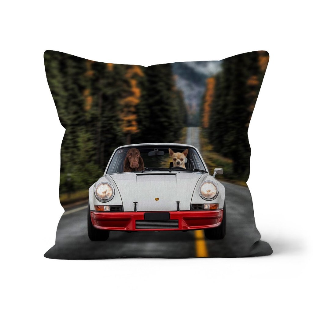 Pet Portraits | The Supercar: Custom Pet Pillow | Paw & Glory