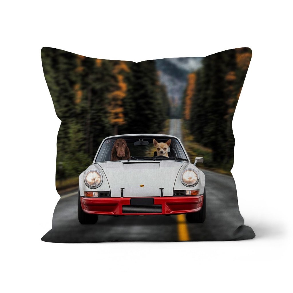 Pet Portraits | The Supercar: Custom Pet Pillow | Paw & Glory