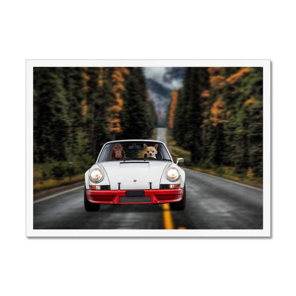 Pet Portraits | The Supercar: Custom Pet Portrait | Paw & Glory