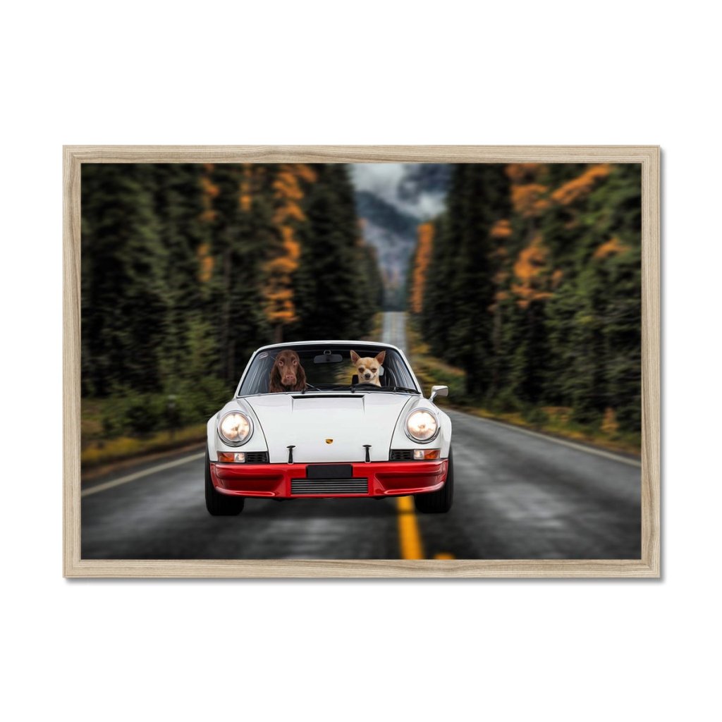 Pet Portraits | The Supercar: Custom Pet Portrait | Paw & Glory