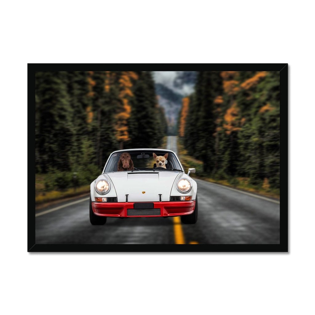 Pet Portraits | The Supercar: Custom Pet Portrait | Paw & Glory