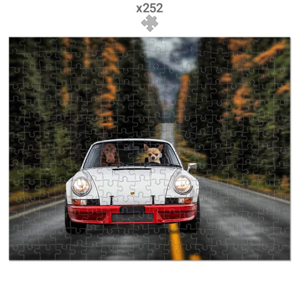 Pet Portraits | The Supercar: Custom Pet Puzzle | Paw & Glory