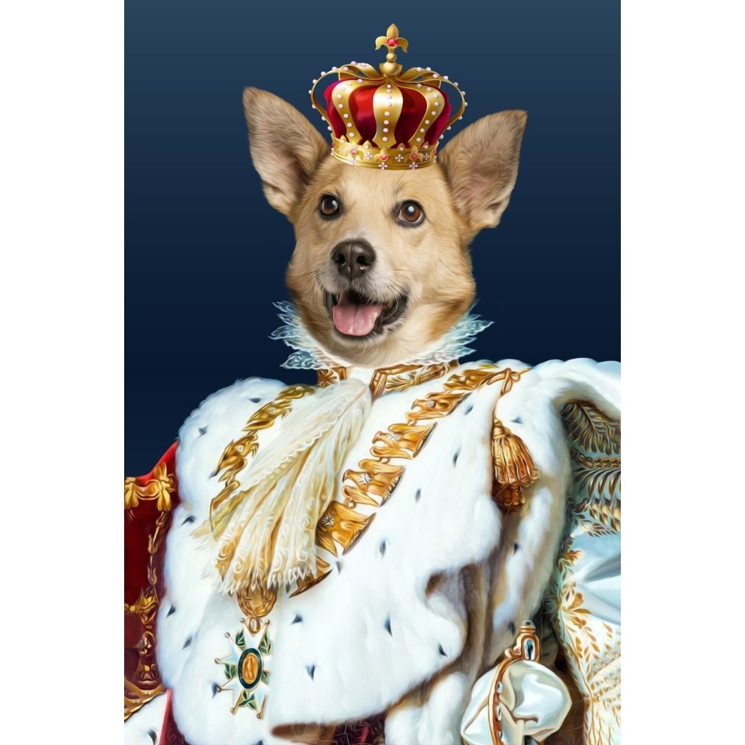 Pet Portraits | The Supreme: Custom Digital Download Pet Portrait | Paw & Glory