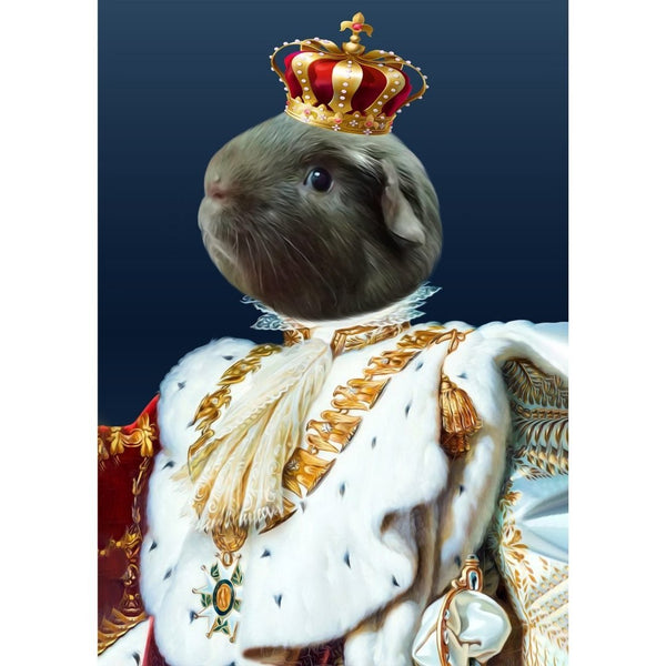 The Supreme: Custom Digital Download Pet Portrait | royal pet portrait | Paw & Glory
