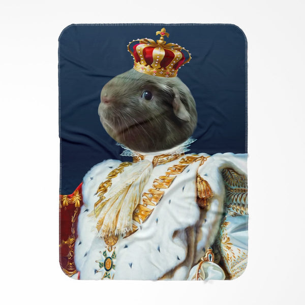 The Supreme: Custom Pet Blanket | royal pet portrait | Paw & Glory