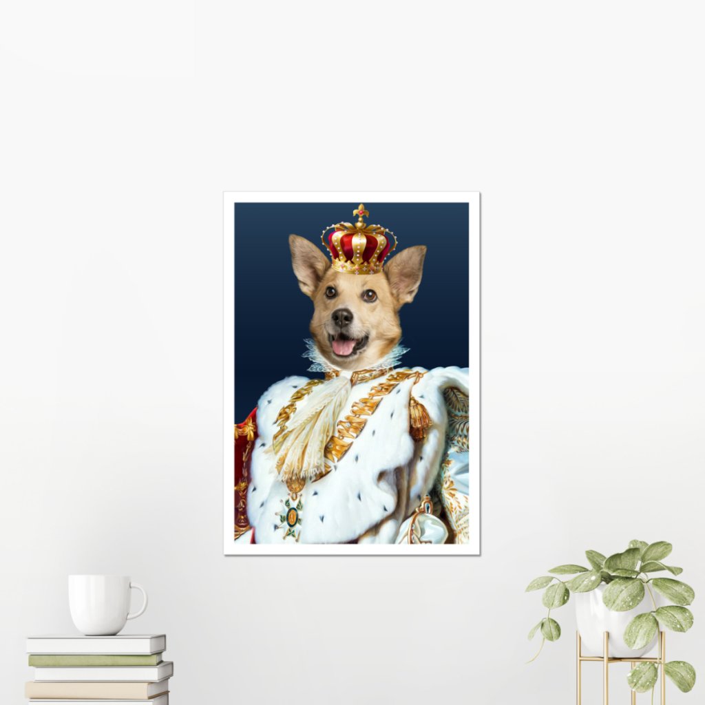 The Supreme: Custom Pet Poster - Paw & Glory - Dog Portraits - Pet Portraits
