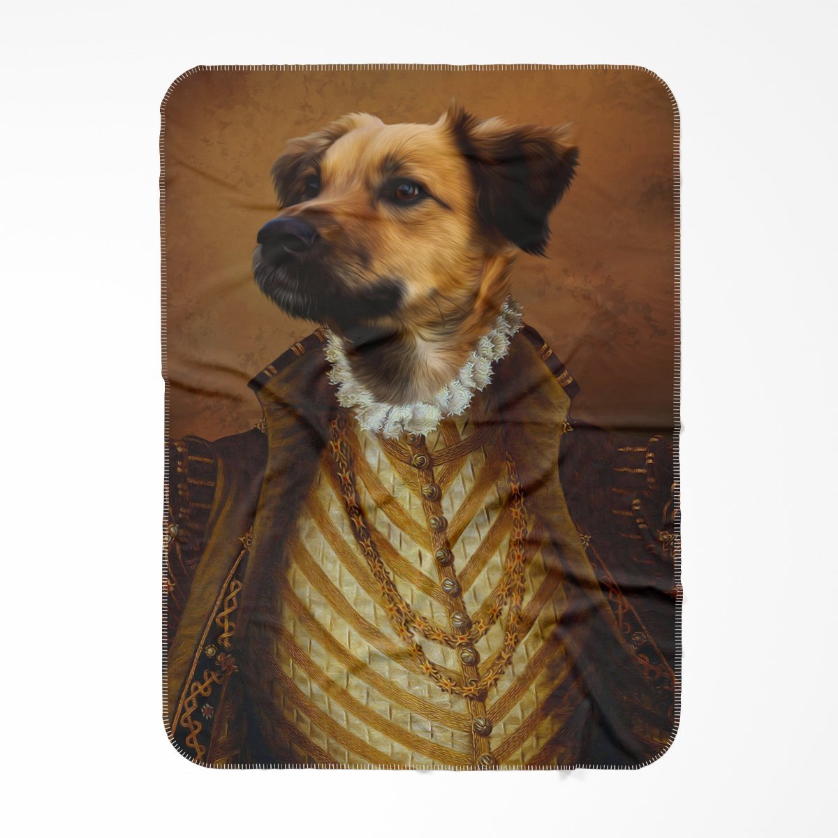 Pet Portraits | The supremo: Custom Pet Blanket | Paw & Glory