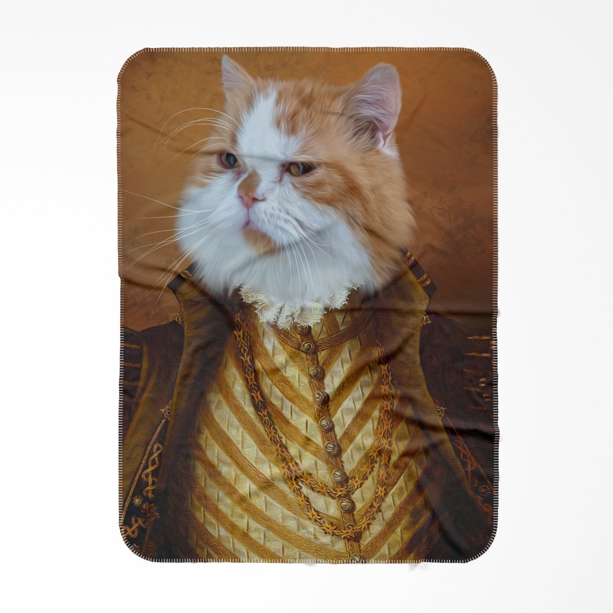 Pet Portraits | The supremo: Custom Pet Blanket | Paw & Glory