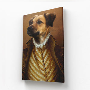 The Supremo: Custom Pet Canvas - Paw & Glory - Dog Portraits - Pet Portraits