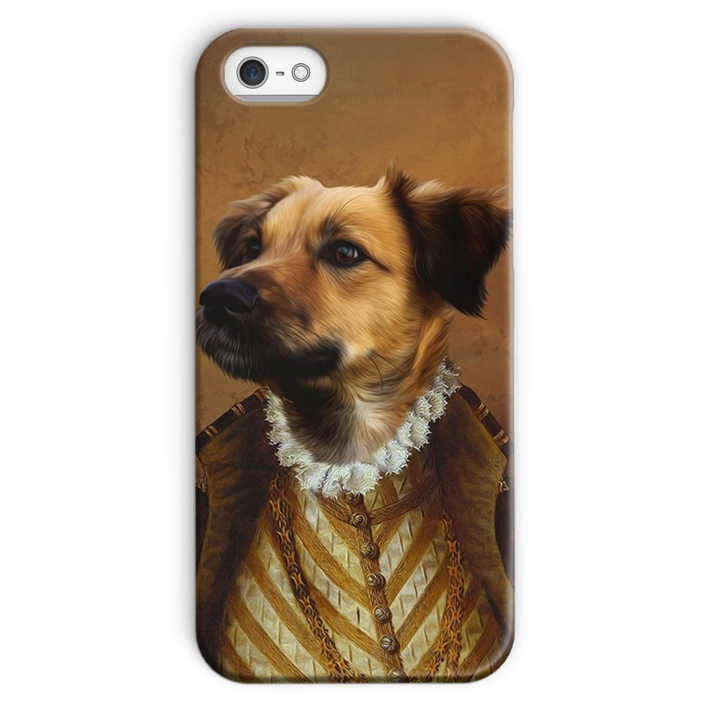 The Supremo: Custom Pet Phone Case - Paw & Glory - Dog Portraits - Pet Portraits