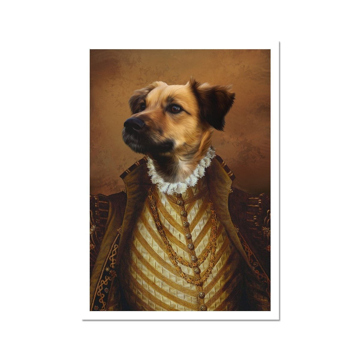 Pet Portraits | The Supremo: Custom Pet Poster | Paw & Glory
