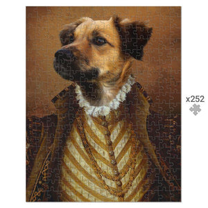 The Supremo: Custom Pet Puzzle - Paw & Glory - Dog Portraits - Pet Portraits