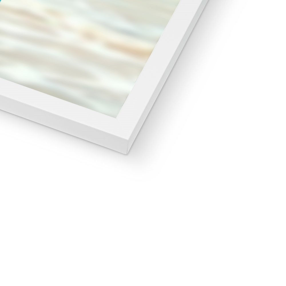 Pet Portraits | The Surfer Chick: Custom Pet Framed Portrait | Paw & Glory