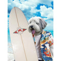 The Surfer: Custom Digital Download Pet Portrait