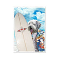 The Surfer: Custom Pet Poster