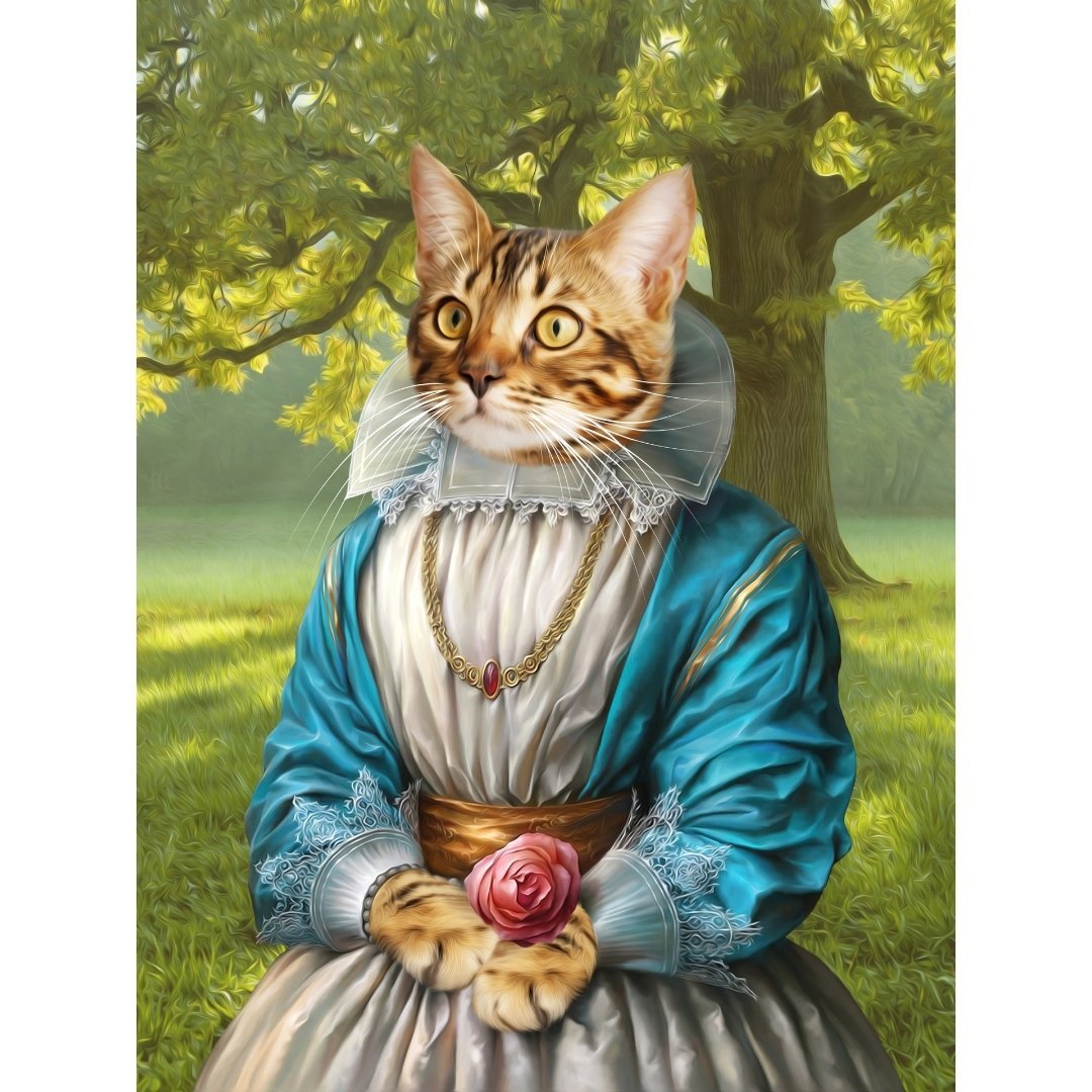 Pet Portraits | The Sweetheart: Custom Digital Download Pet Portrait | Paw & Glory