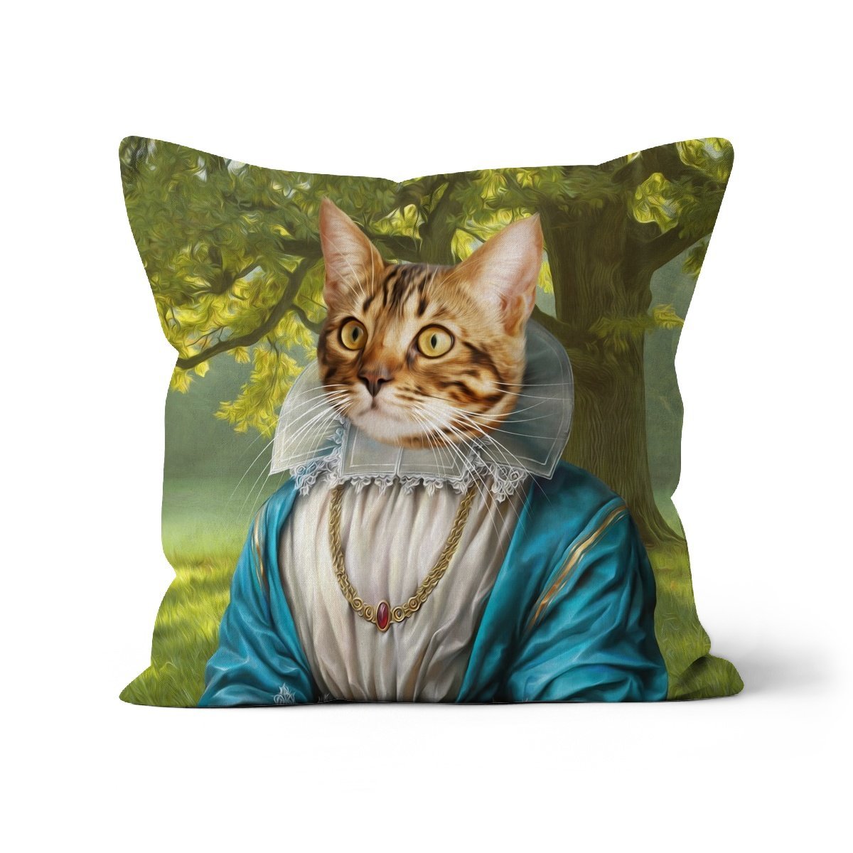 The Sweetheart: Custom Pet Pillow - Paw & Glory - Dog Portraits - Pet Portraits