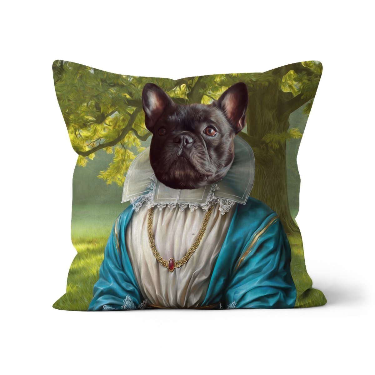 The Sweetheart: Custom Pet Pillow - Paw & Glory - Dog Portraits - Pet Portraits