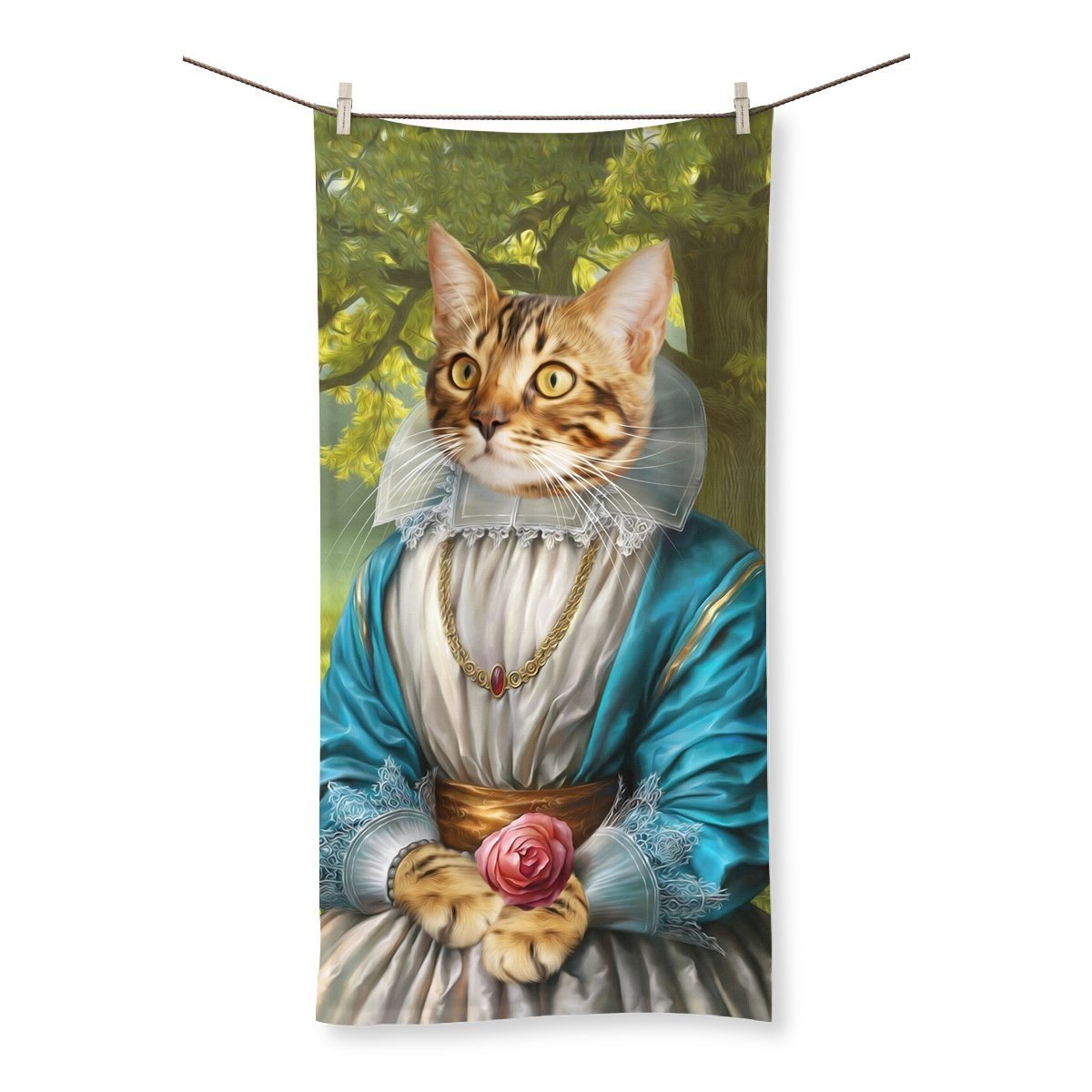 Pet Portraits | The Sweetheart: Custom Pet Towel | Paw & Glory