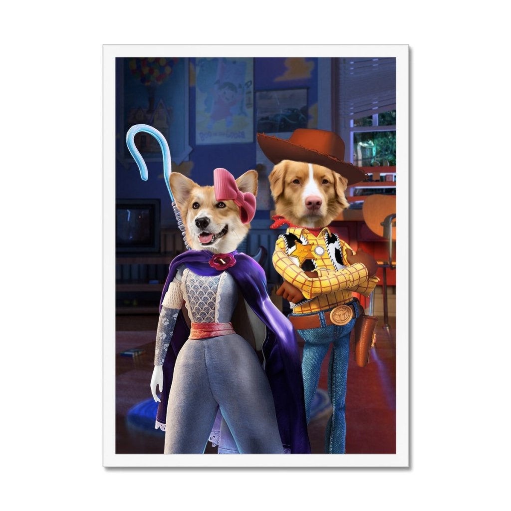 Pet Portraits | The Sweethearts (Toy Story Inspired): Custom Pet Portrait | Paw & Glory