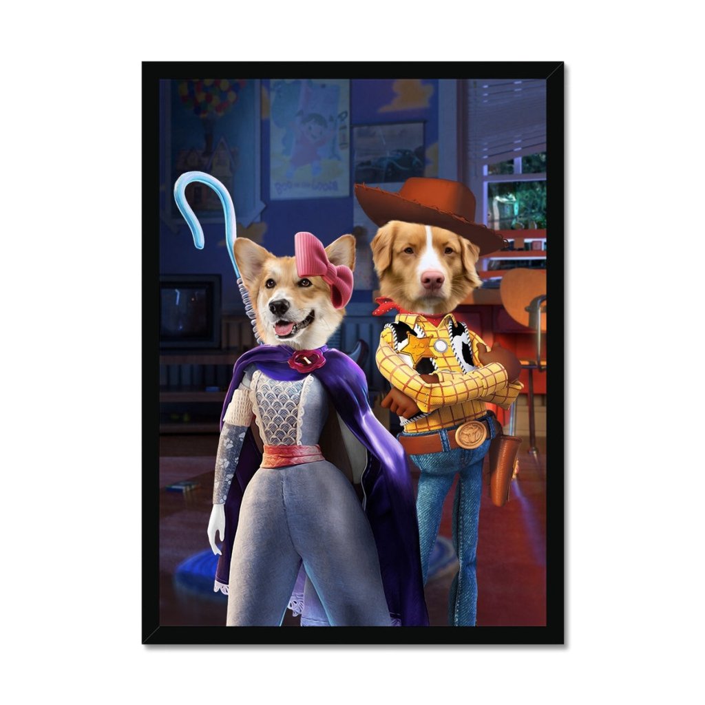 Pet Portraits | The Sweethearts (Toy Story Inspired): Custom Pet Portrait | Paw & Glory