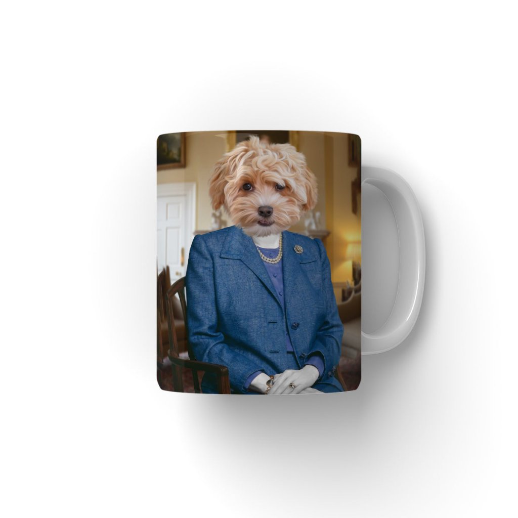 Pet Portraits | The Thatcher (Margaret Thatcher Inspired): Custom Pet Coffee Mug | Paw & Glory