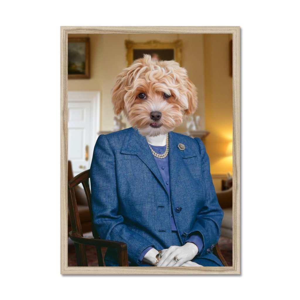 Pet Portraits | The Thatcher (Margaret Thatcher Inspired): Custom Pet Portrait | Paw & Glory