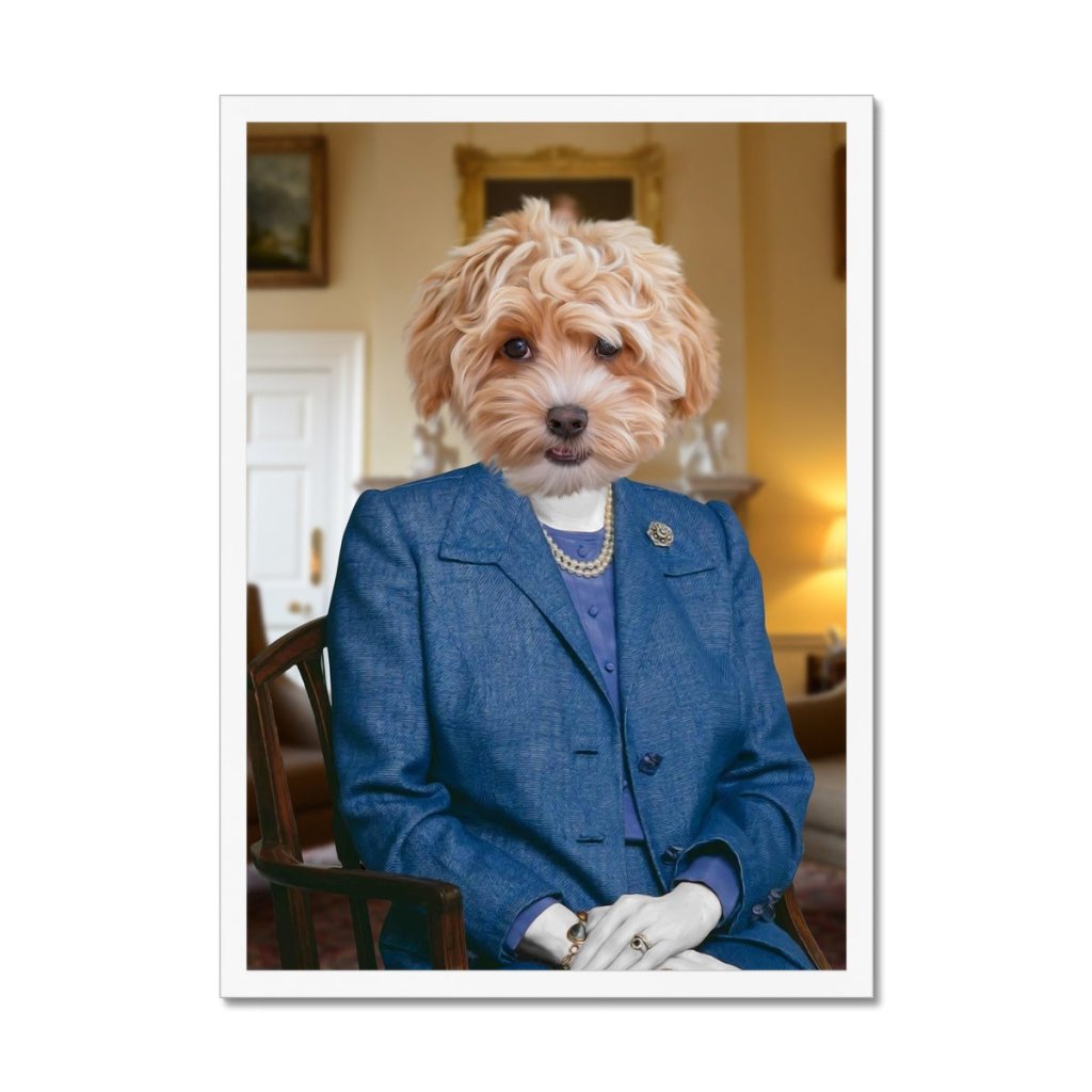 Pet Portraits | The Thatcher (Margaret Thatcher Inspired): Custom Pet Portrait | Paw & Glory