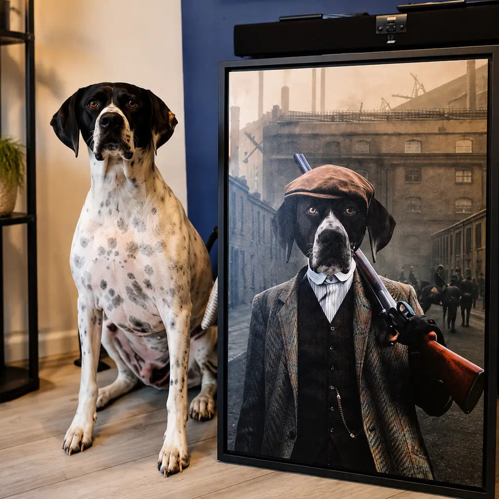 The Thug | Custom Pet Canvas | Paw & Glory