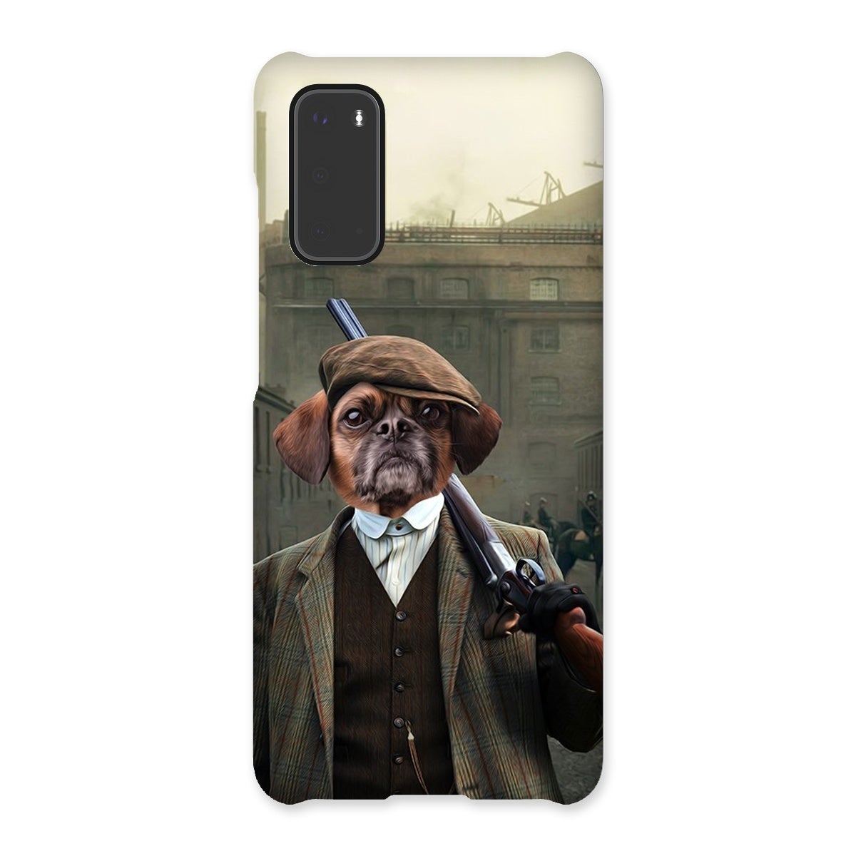 Pet Portraits | The Thug (Peaky Blinders Inspired): Custom Pet Snap Phone Case | Paw & Glory