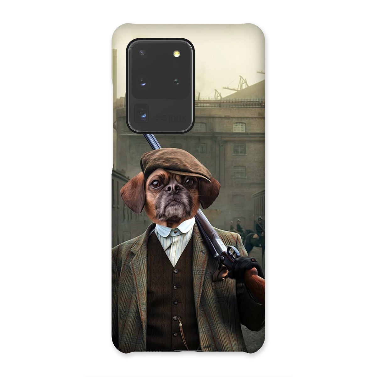 Pet Portraits | The Thug (Peaky Blinders Inspired): Custom Pet Snap Phone Case | Paw & Glory