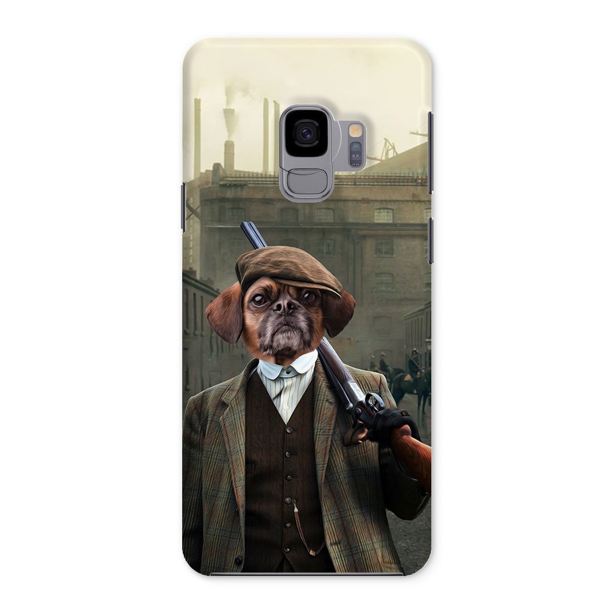 Pet Portraits | The Thug (Peaky Blinders Inspired): Custom Pet Snap Phone Case | Paw & Glory