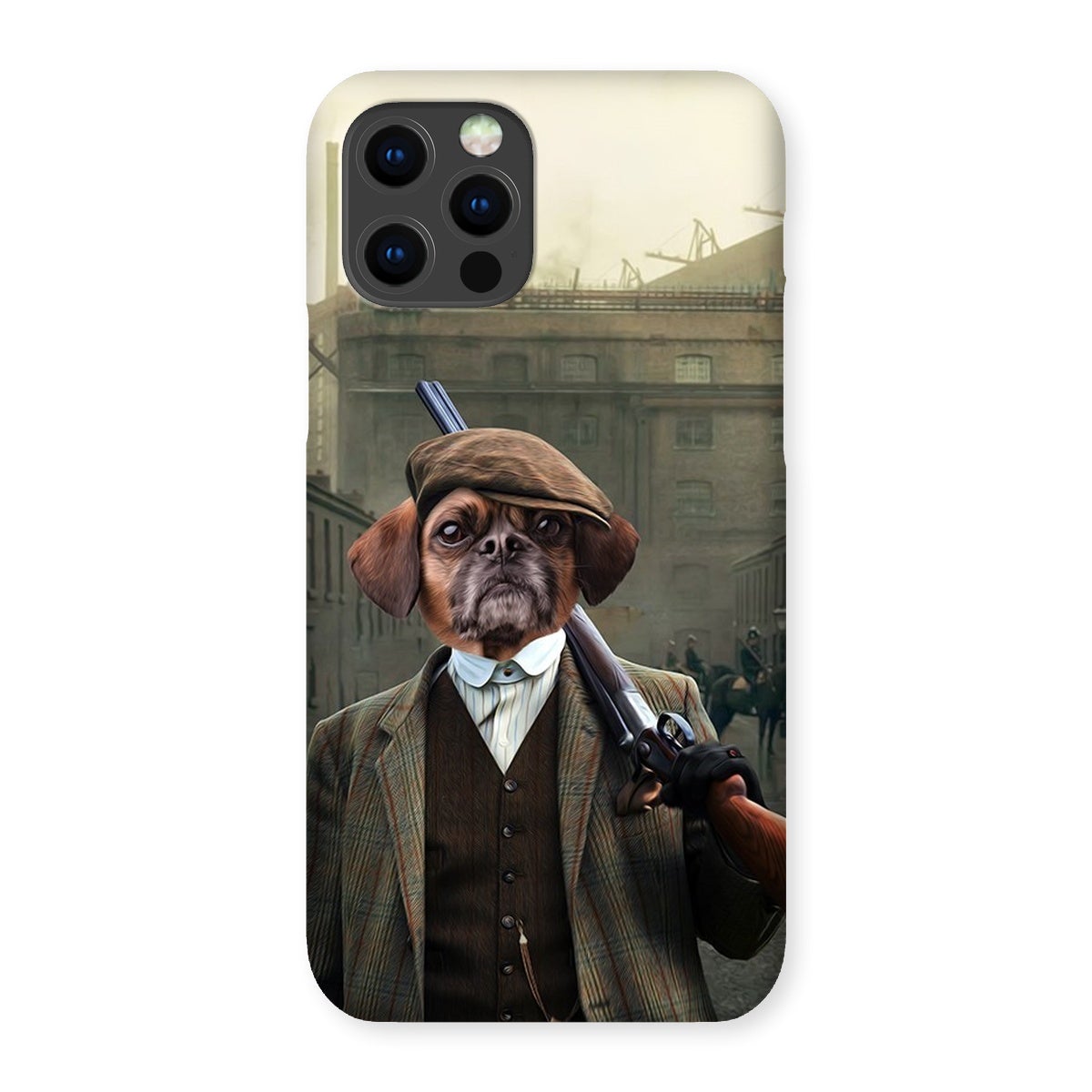 The Thug (Peaky Blinders Inspired): Custom Pet Snap Phone Case - Paw & Glory - Dog Portraits - Pet Portraits