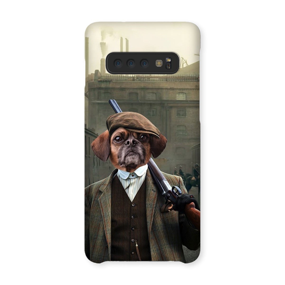 Pet Portraits | The Thug (Peaky Blinders Inspired): Custom Pet Snap Phone Case | Paw & Glory