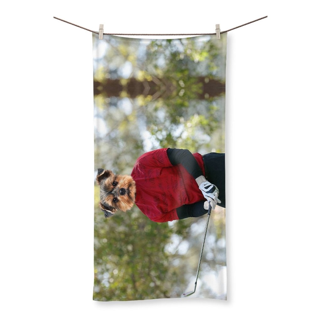 Pet Portraits | The Tiger: Customer Pet Towel | Paw & Glory