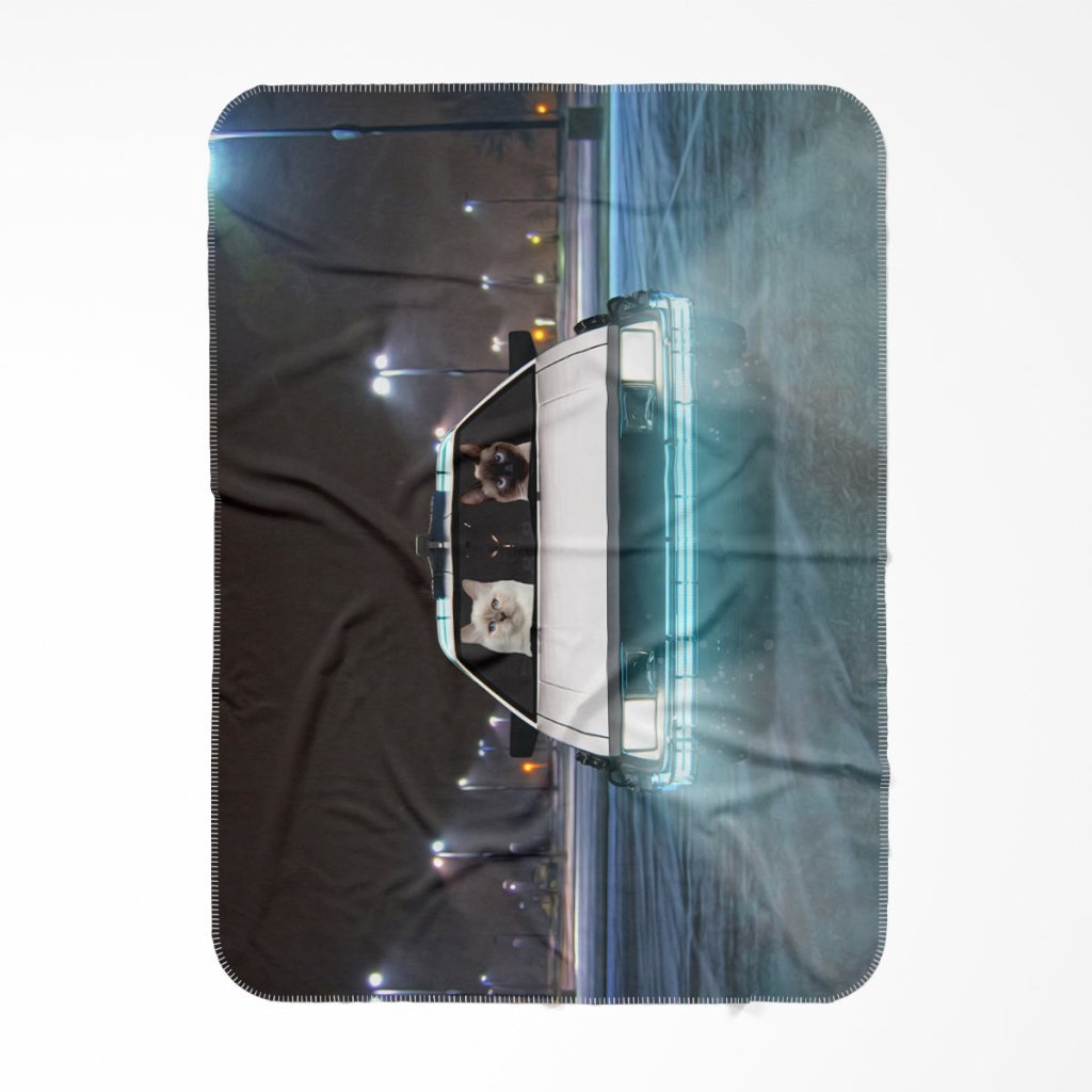 Pet Portraits | The Time Machine: Custom Pet Blanket | Paw & Glory