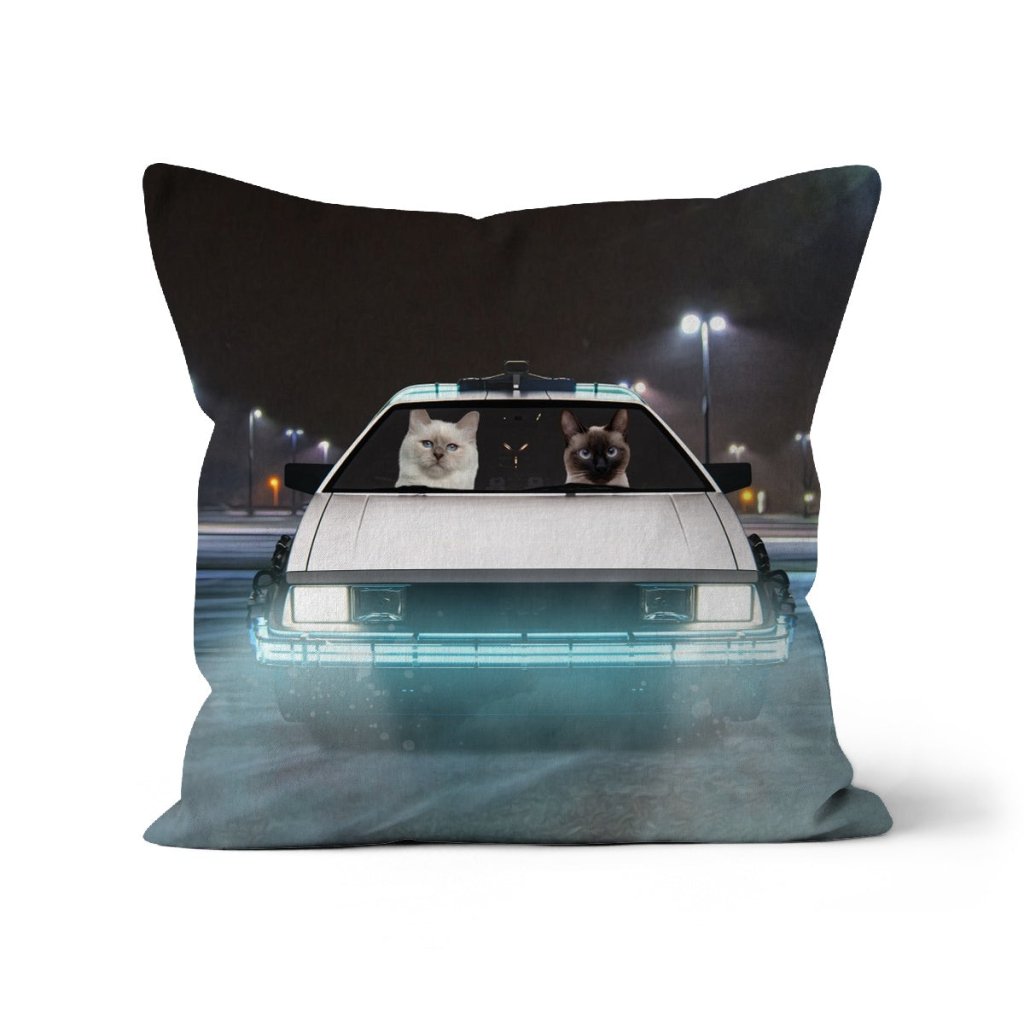 Pet Portraits | The Time Machine: Custom Pet Pillow | Paw & Glory