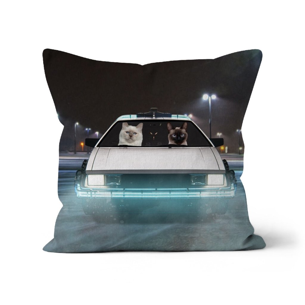 Pet Portraits | The Time Machine: Custom Pet Pillow | Paw & Glory