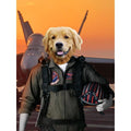 The Top Pilot: Custom Digital Download Pet Portrait