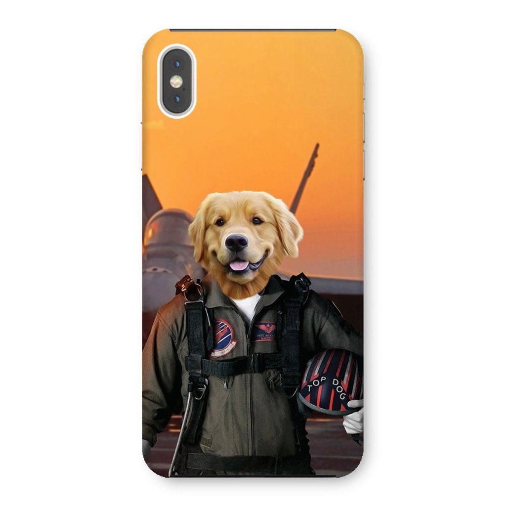 Pet Portraits | The Top Pilot: Custom Pet Phone Case | Paw & Glory