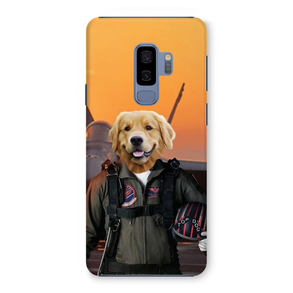 Pet Portraits | The Top Pilot: Custom Pet Phone Case | Paw & Glory