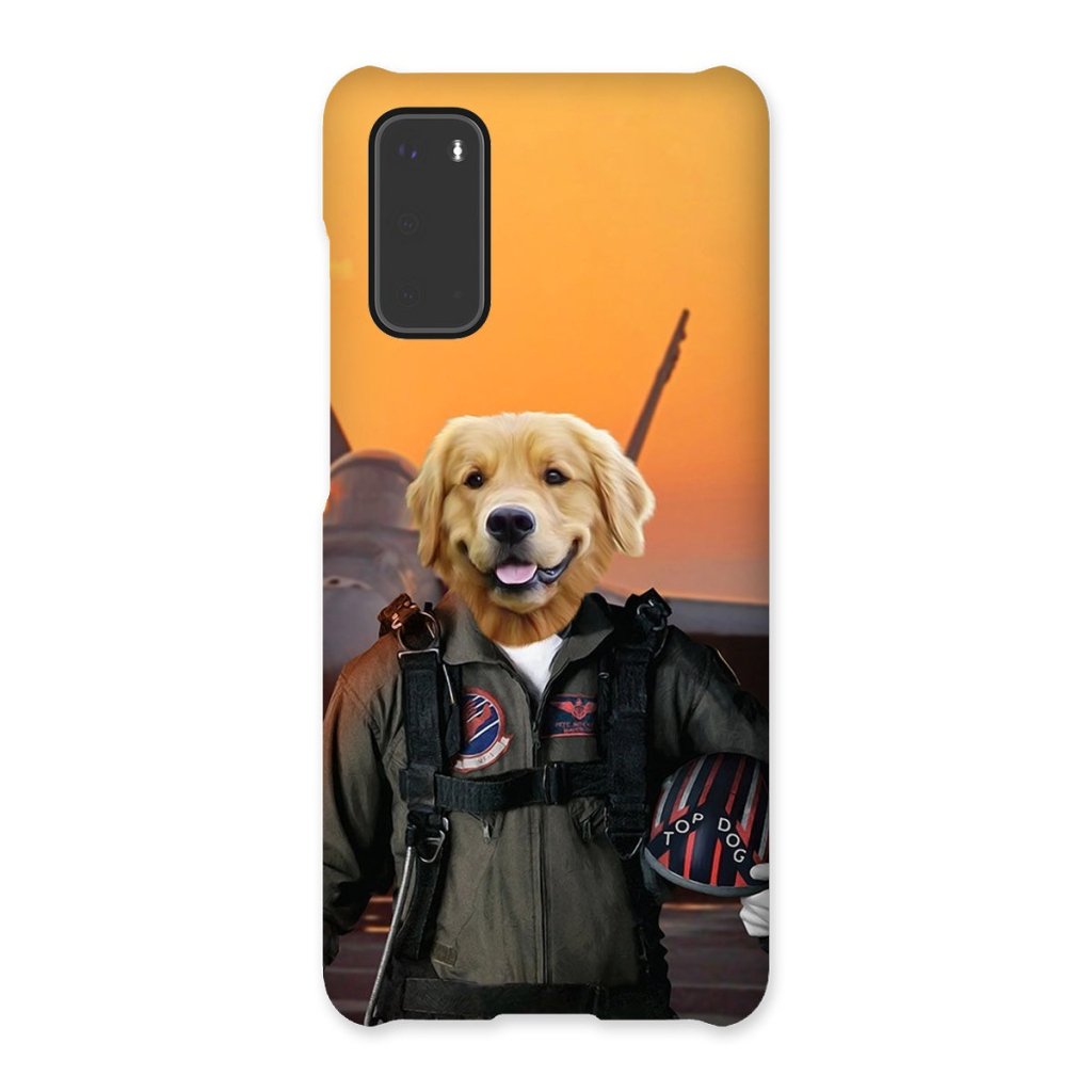 Pet Portraits | The Top Pilot: Custom Pet Phone Case | Paw & Glory