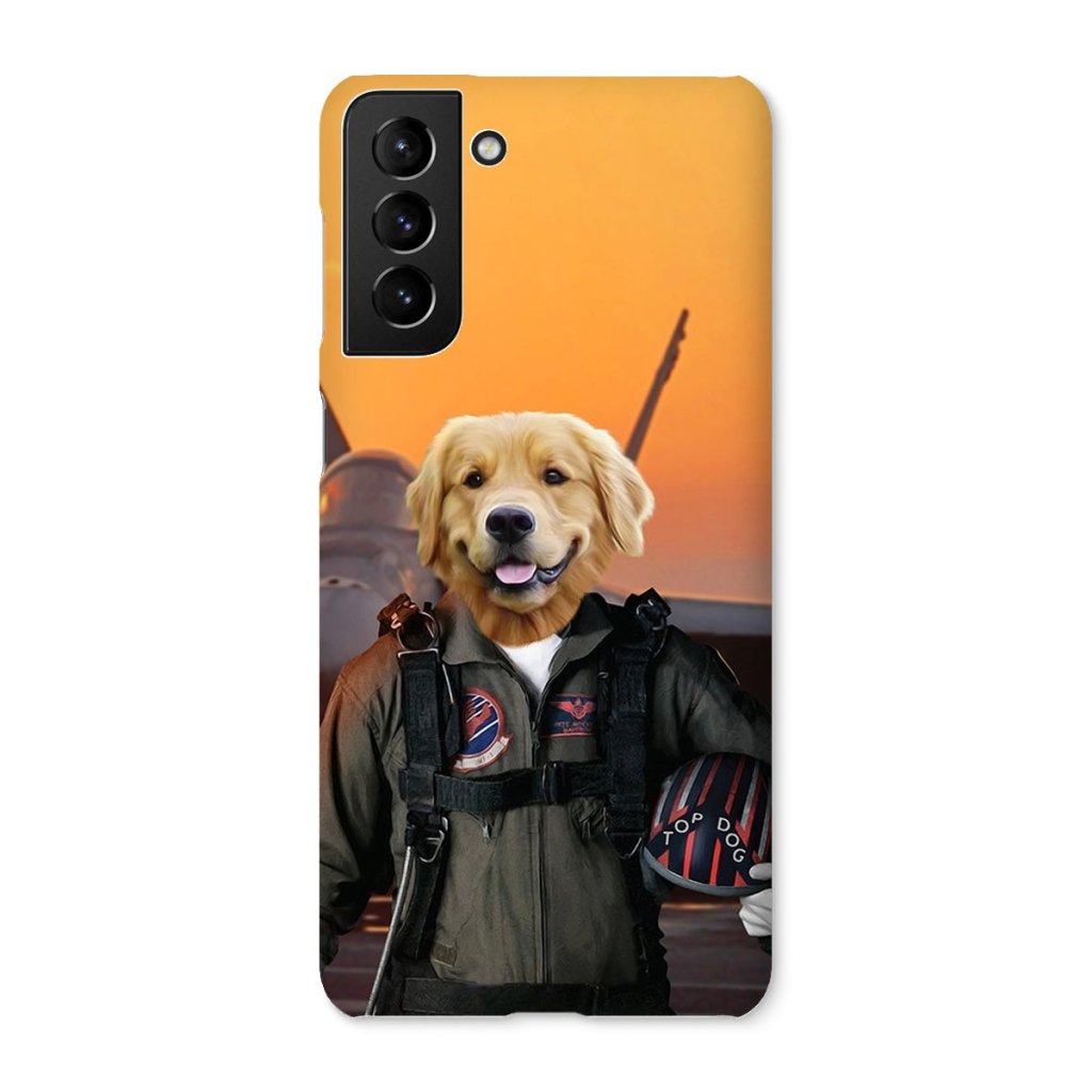 Pet Portraits | The Top Pilot: Custom Pet Phone Case | Paw & Glory
