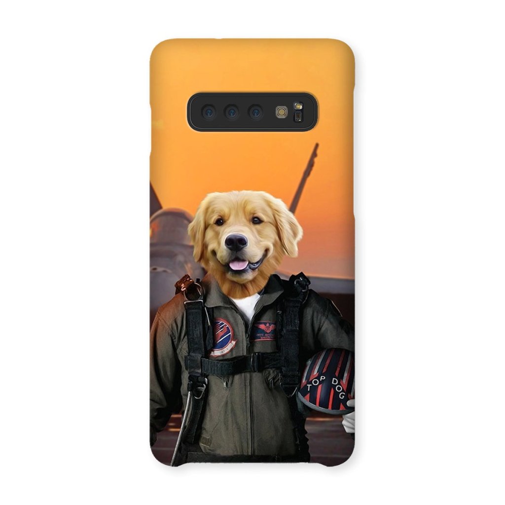 Pet Portraits | The Top Pilot: Custom Pet Phone Case | Paw & Glory