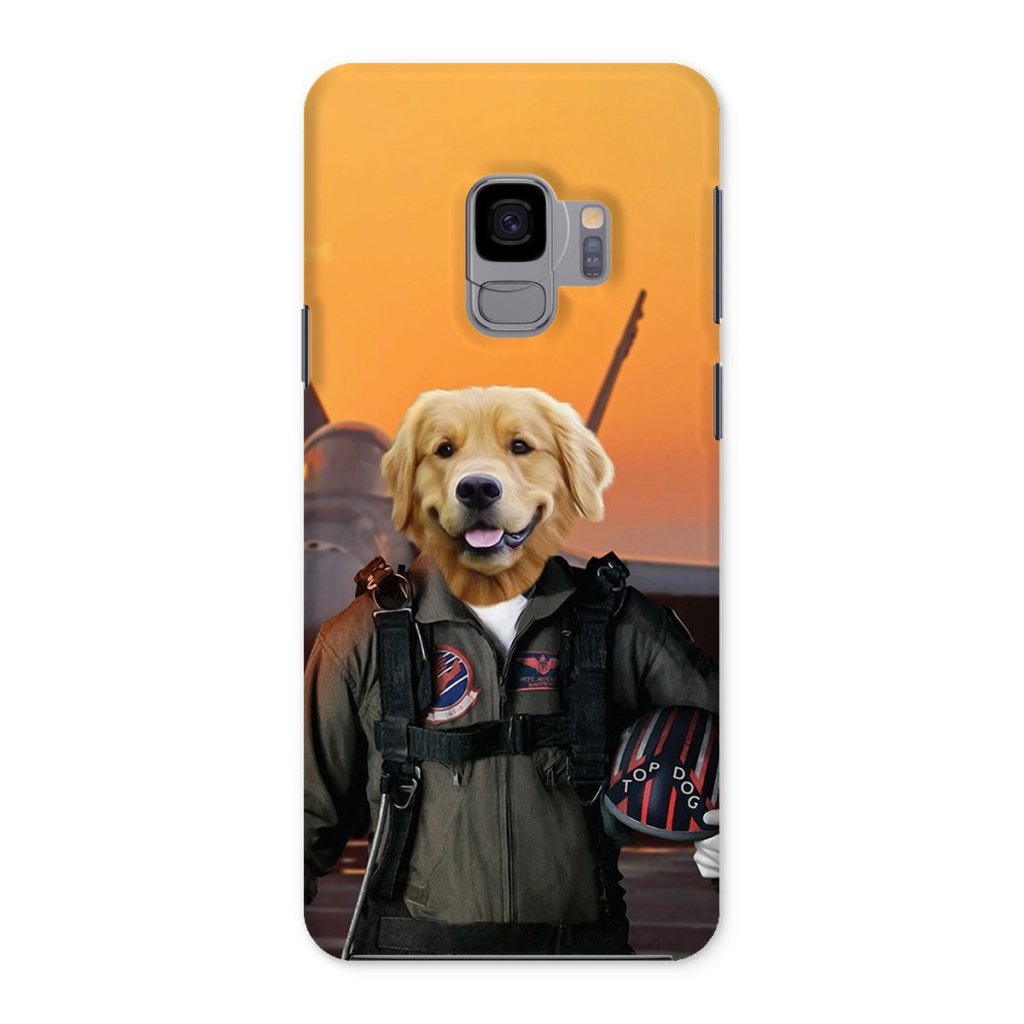 Pet Portraits | The Top Pilot: Custom Pet Phone Case | Paw & Glory