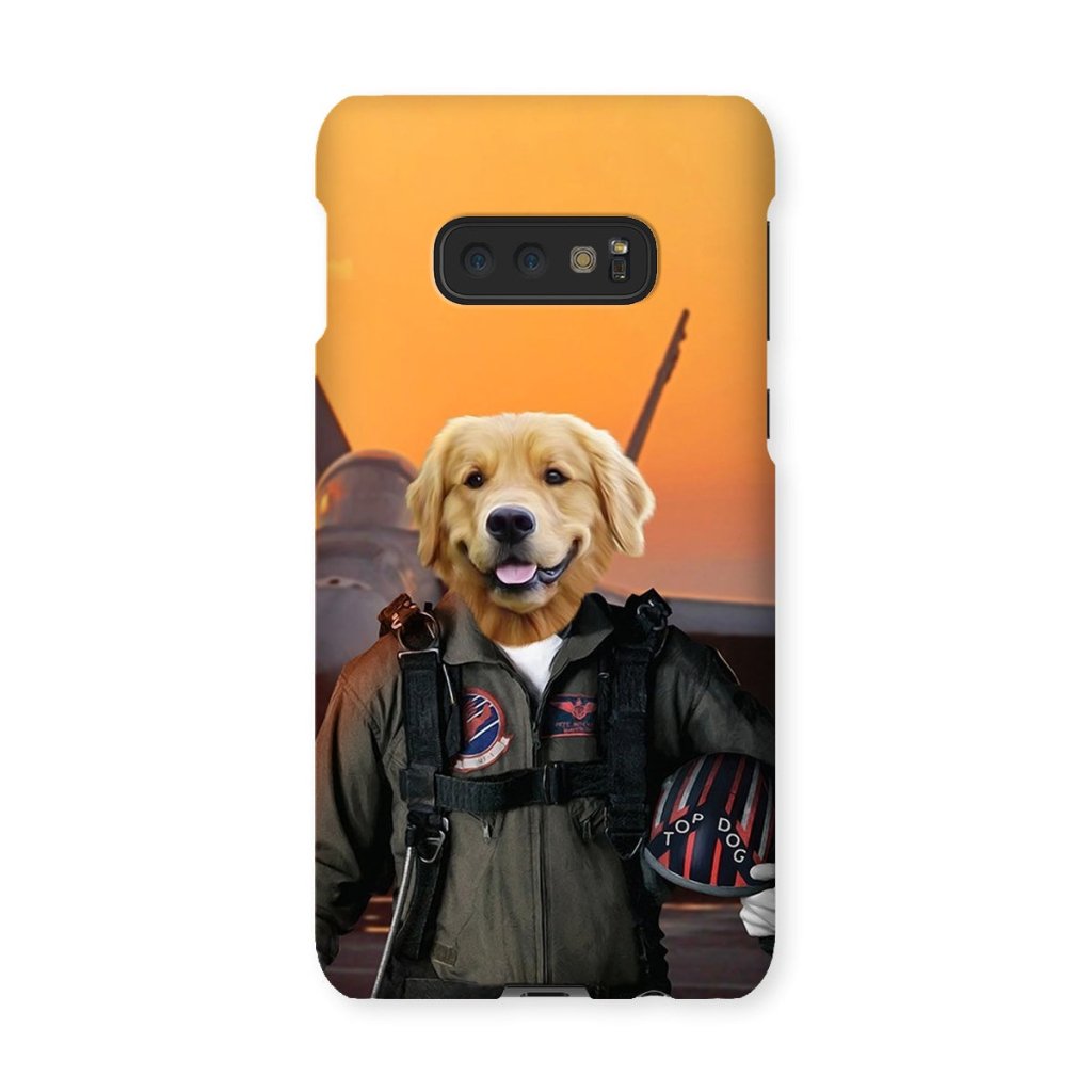 Pet Portraits | The Top Pilot: Custom Pet Phone Case | Paw & Glory